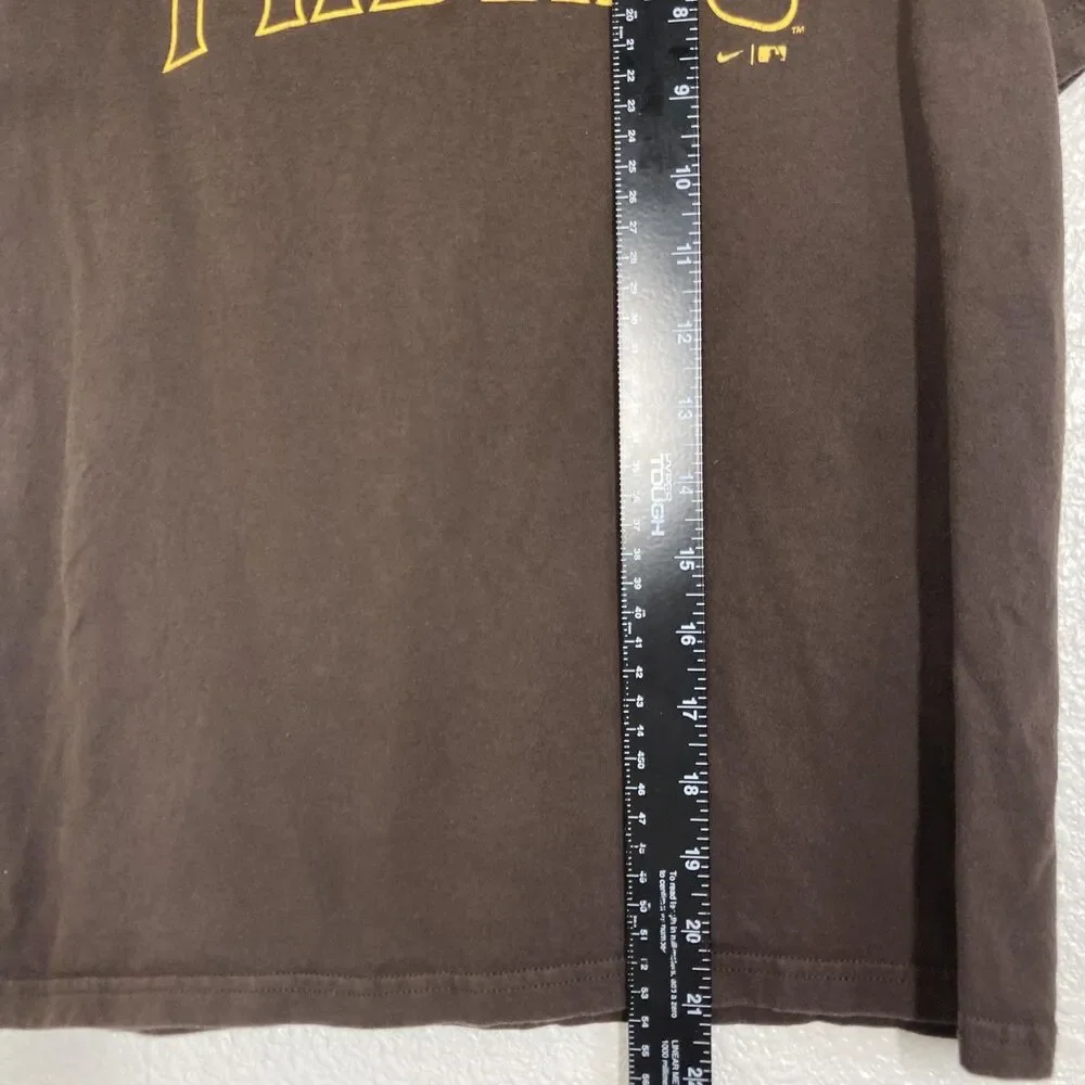 San Diego Padres Shirt Youth Medium Brown MLB Baseball Manny Machado 13 Nike Tee - Picture 5 of 9